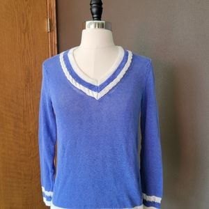 Talbots Women's Linen Pullover Sweater XS worn once